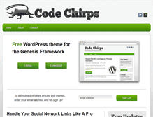 Tablet Screenshot of codechirps.com